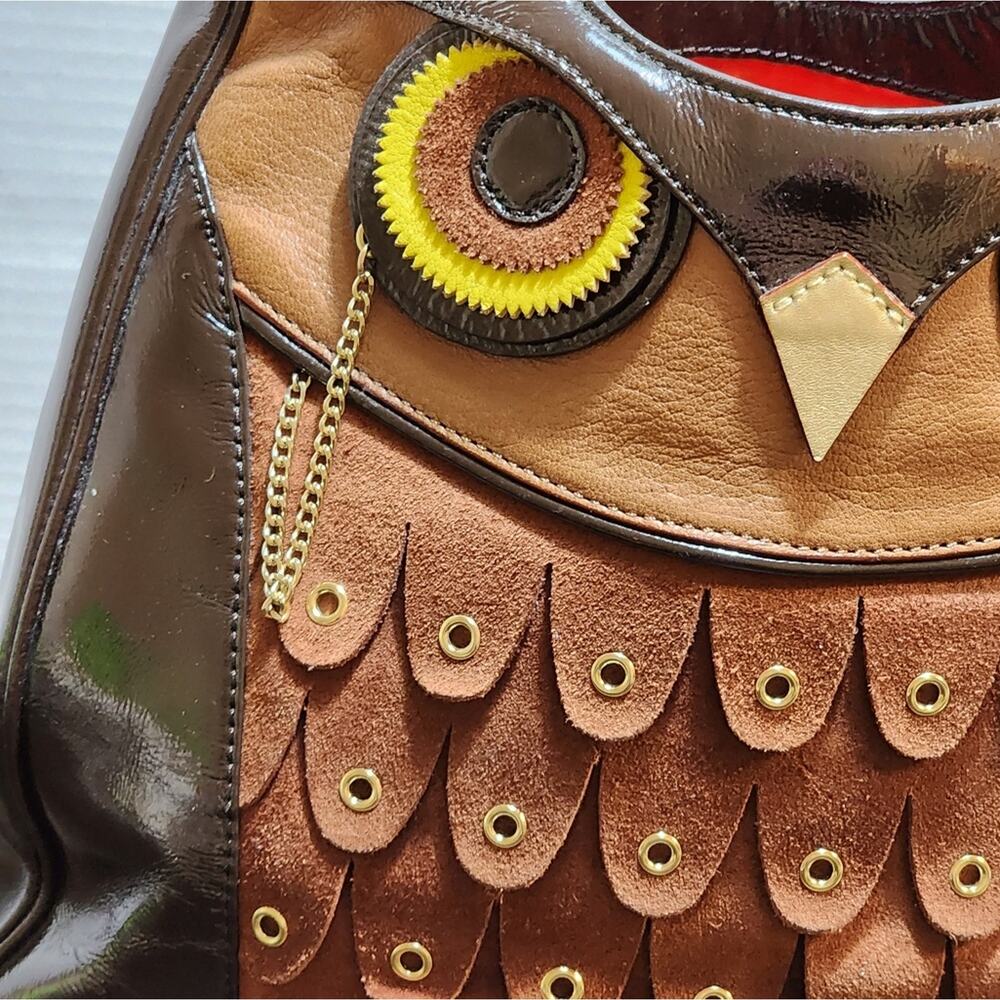 KATE SPADE NEW YORK MAXIMILLIAN MAXWELL OWL TOTE purse bag handbag - Picture 7 of 16